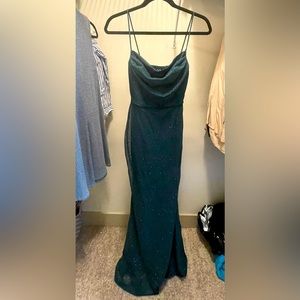 Green Sparkly Formal Dress